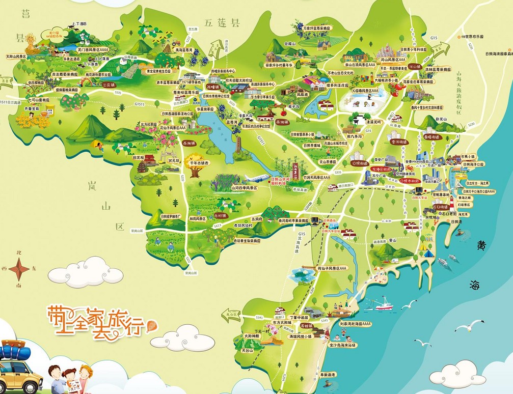 海州景区使用手绘地图给景区能带来什么好处？